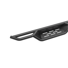APS WB03NAI7B - Round Tube Drop Style Door-to-Door Black Carbon Steel Nerf Bars