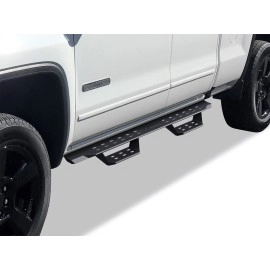 APS WB03RAI5B - Drop Style Door-to-Door Black Carbon Steel Nerf Bars