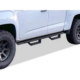 APS WB03RAI8B - Drop Style Door-to-Door Black Carbon Steel Nerf Bars