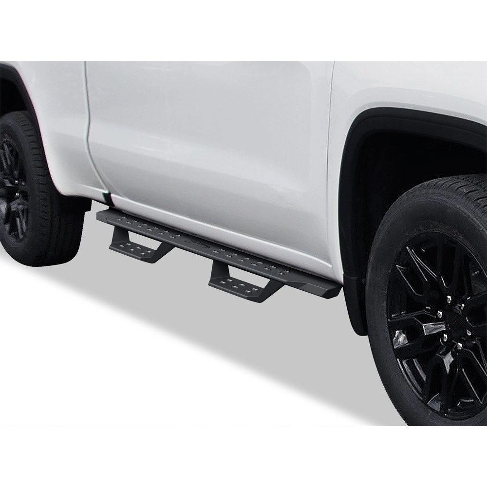 APS WB03RBI5B - Drop Style Door-to-Door Black Carbon Steel Nerf Bars