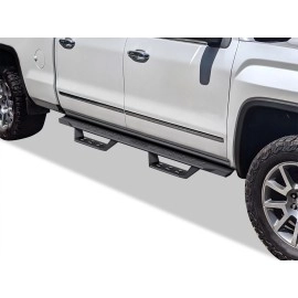 APS WB03RJG1B - Drop Style Door-to-Door Black Carbon Steel Nerf Bars