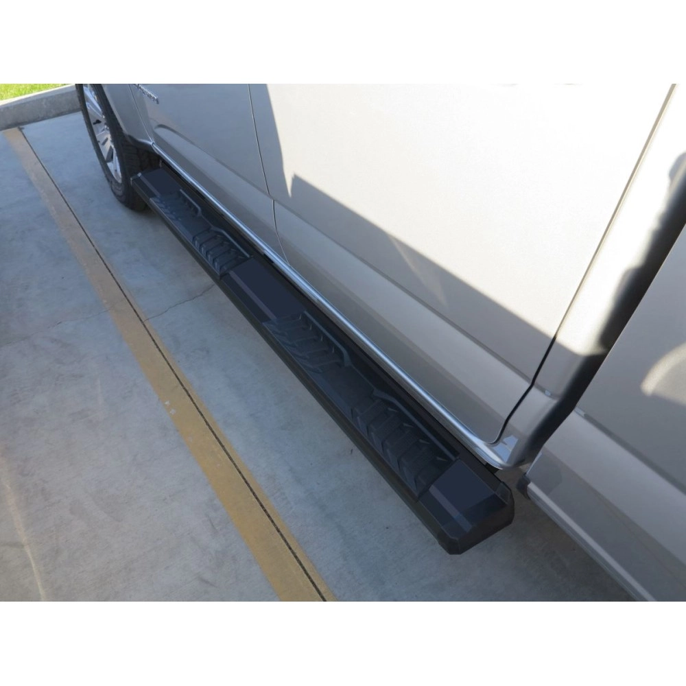 APS WB03SAI7B - OE Style Door-to-Door Black Carbon Steel Running Boards