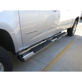 APS WB03SAI7S - OE Style Door-to-Door Polished Stainless Steel Running Boards