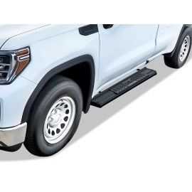 APS WB03SBI6B - OE Style Door-to-Door Black Carbon Steel Running Boards