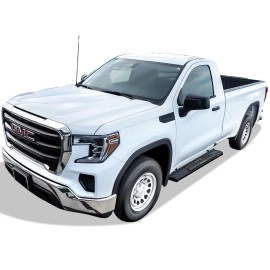 APS WB03SBI6B - OE Style Door-to-Door Black Carbon Steel Running Boards