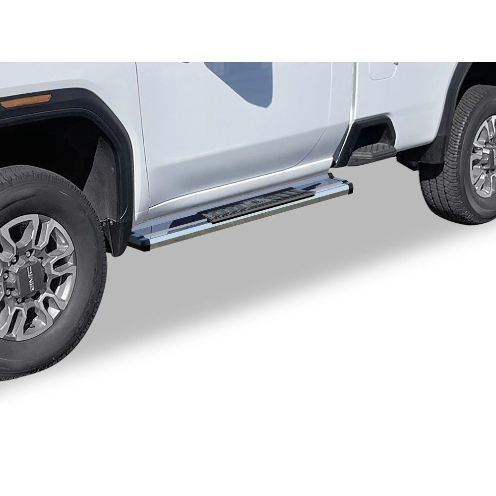 APS WB03SBI6S - OE Style Door-to-Door Polished Stainless Steel Running Boards