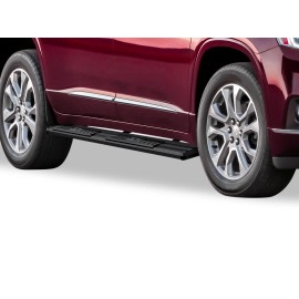 APS WB03SCC3B - OE Style Door-to-Door Black Carbon Steel Running Boards