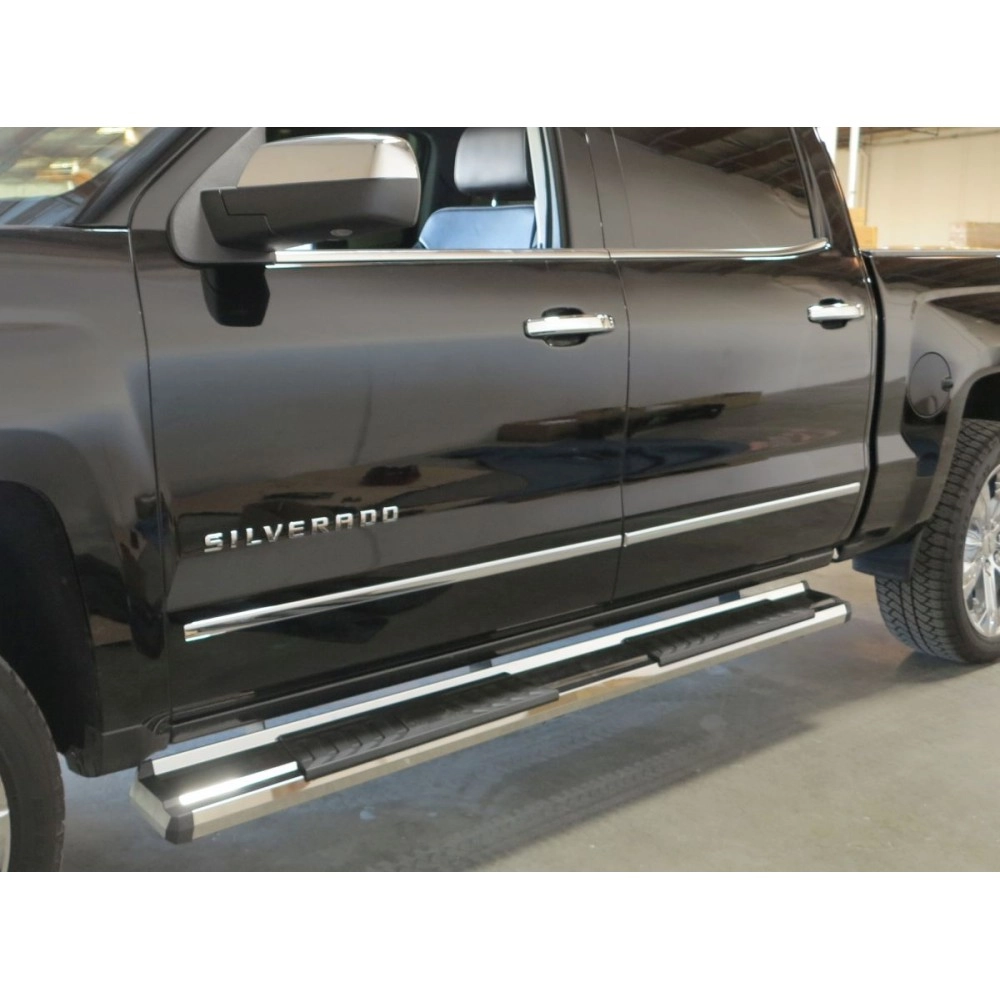 APS WB03SJG1S - OE Style Door-to-Door Polished Stainless Steel Running Boards