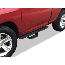 APS WB04RAG8B - Drop Style Door-to-Door Black Carbon Steel Nerf Bars