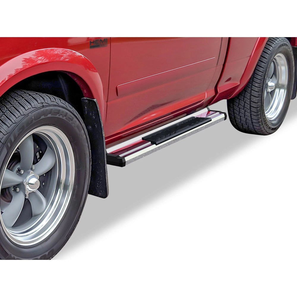 APS WB04SAG8S - OE Style Door-to-Door Polished Stainless Steel Running Boards