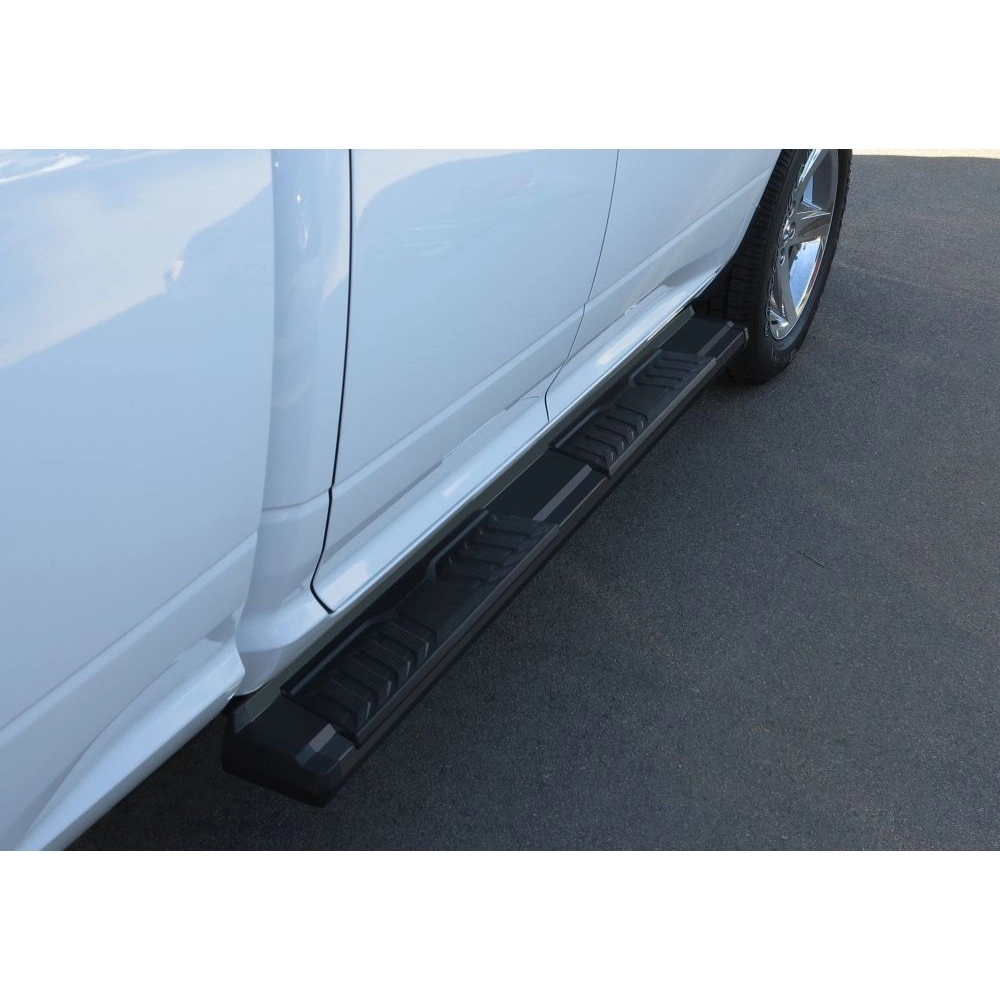 APS WB04SAG9B - OE Style Door-to-Door Black Carbon Steel Running Boards