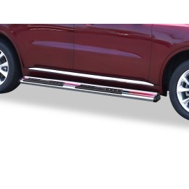 APS WB04SBE2S - OE Style Door-to-Door Polished Stainless Steel Running Boards