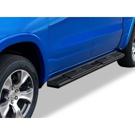 APS WB04SBE8B - OE Style Door-to-Door Black Carbon Steel Running Boards