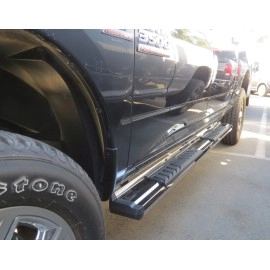 APS WB04SBJ8S - OE Style Door-to-Door Polished Stainless Steel Running Boards