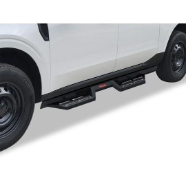 APS WB06DAG4B - Drop Style Door-to-Door Black Carbon Steel Nerf Bars