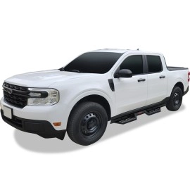 APS WB06DAG4B - Drop Style Door-to-Door Black Carbon Steel Nerf Bars