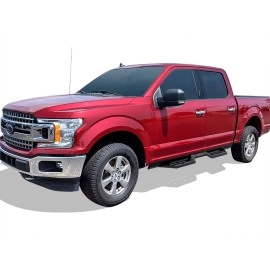 APS WB06DAG5B - Drop Style Door-to-Door Black Carbon Steel Nerf Bars