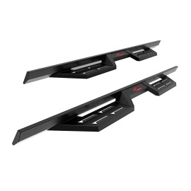 APS WB06DBC9B - Drop Style Door-to-Door Black Carbon Steel Nerf Bars