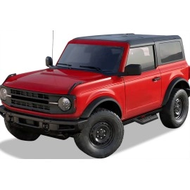 APS WB06DCA2B - Drop Style Door-to-Door Black Carbon Steel Nerf Bars