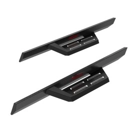 APS WB06DCA2B - Drop Style Door-to-Door Black Carbon Steel Nerf Bars