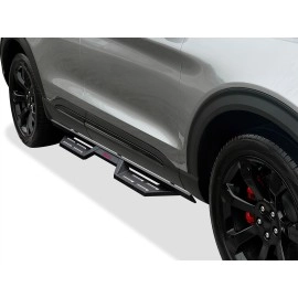 APS WB06DEE2B - Drop Style Door-to-Door Black Carbon Steel Nerf Bars