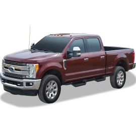 APS WB06NAG5LM - Drop Style Round Tube Wheel-to-Wheel Black Carbon Steel Nerf Bars