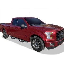 APS WB06RAH8B - Drop Style Door-to-Door Black Carbon Steel Nerf Bars