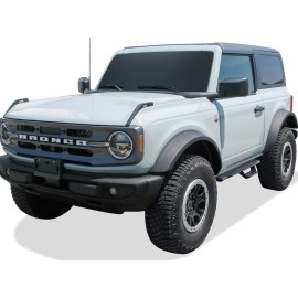 APS WB06RCA2B - Drop Style Door-to-Door Black Carbon Steel Nerf Bars