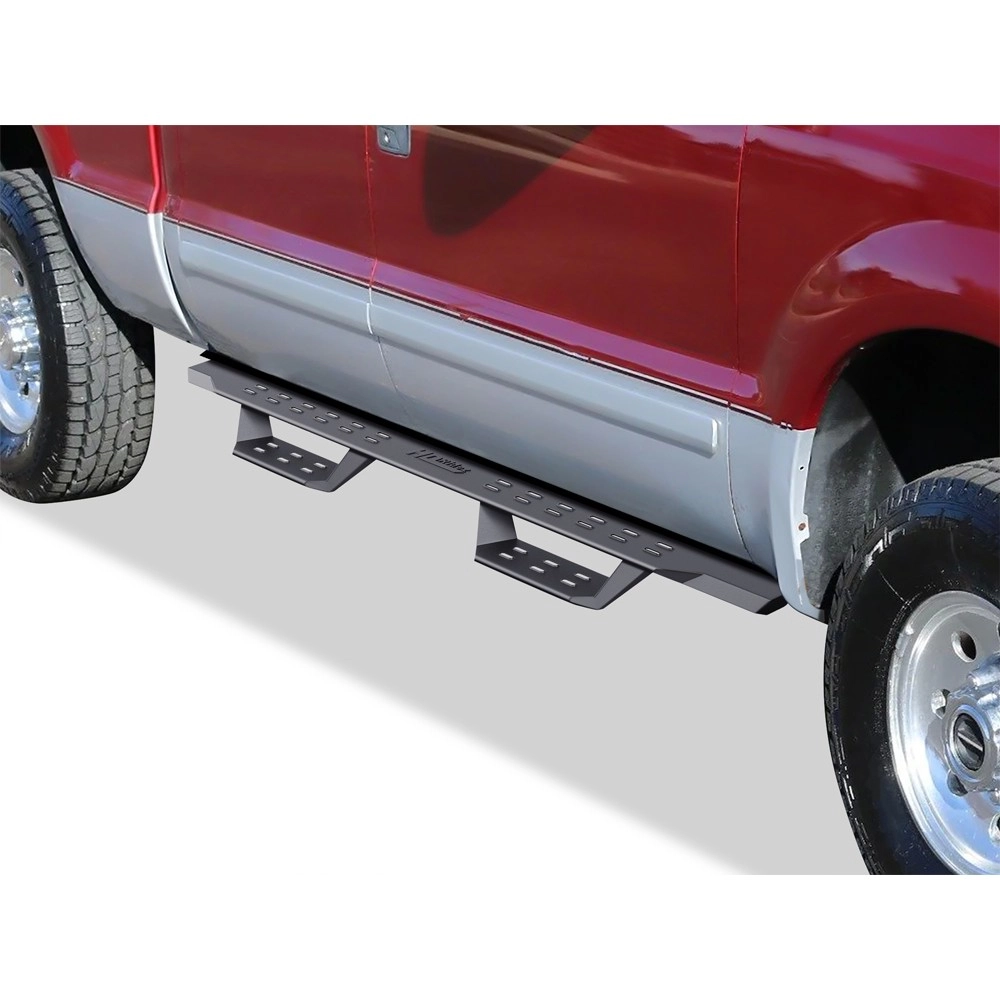 APS WB06RJA1B - Drop Style Door-to-Door Black Carbon Steel Nerf Bars