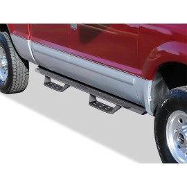 APS WB06RJA1B - Drop Style Door-to-Door Black Carbon Steel Nerf Bars