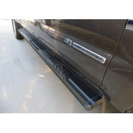 APS WB06SAG5B - OE Style Door-to-Door Black Carbon Steel Running Boards