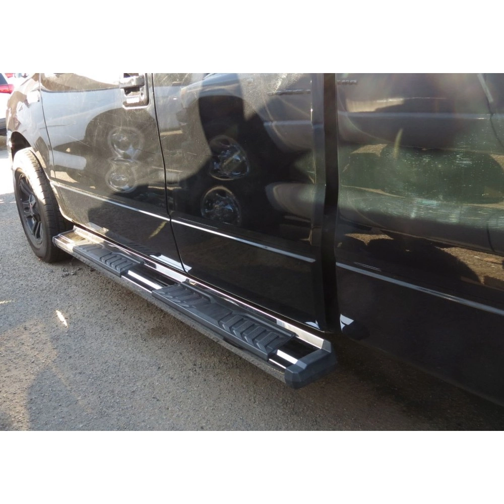 APS WB06SAG6S - OE Style Door-to-Door Polished Stainless Steel Running Boards