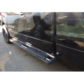 APS WB06SAG6S - OE Style Door-to-Door Polished Stainless Steel Running Boards
