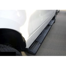 APS WB06SAG7B - OE Style Door-to-Door Black Carbon Steel Running Boards