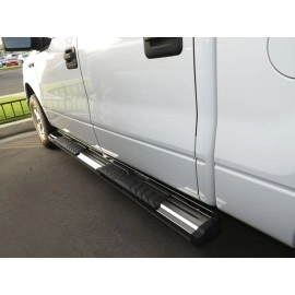 APS WB06SAG7S - OE Style Door-to-Door Polished Stainless Steel Running Boards