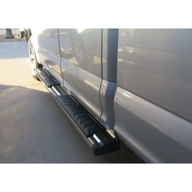 APS WB06SAH8S - OE Style Door-to-Door Polished Stainless Steel Running Boards