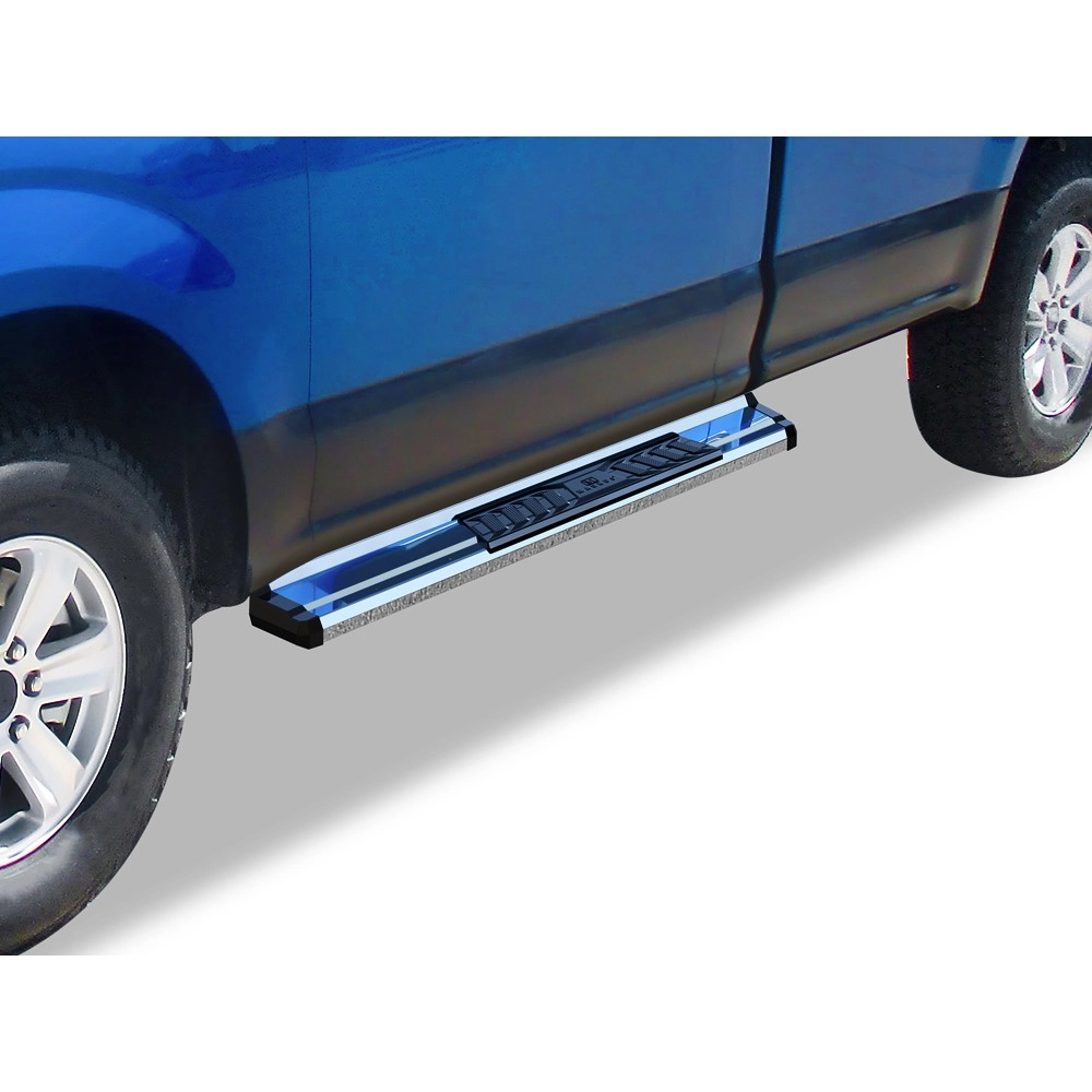 APS WB06SAH9S - OE Style Door-to-Door Polished Stainless Steel Running Boards