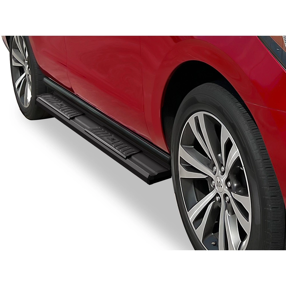 APS WB06SBC4B - OE Style Door-to-Door Black Carbon Steel Running Boards