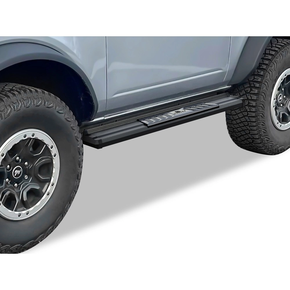 APS WB06SCA2B - OE Style Door-to-Door Black Carbon Steel Running Boards