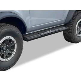 APS WB06SCA2B - OE Style Door-to-Door Black Carbon Steel Running Boards