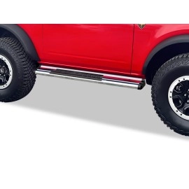APS WB06SCA2S - OE Style Door-to-Door Polished Stainless Steel Running Boards