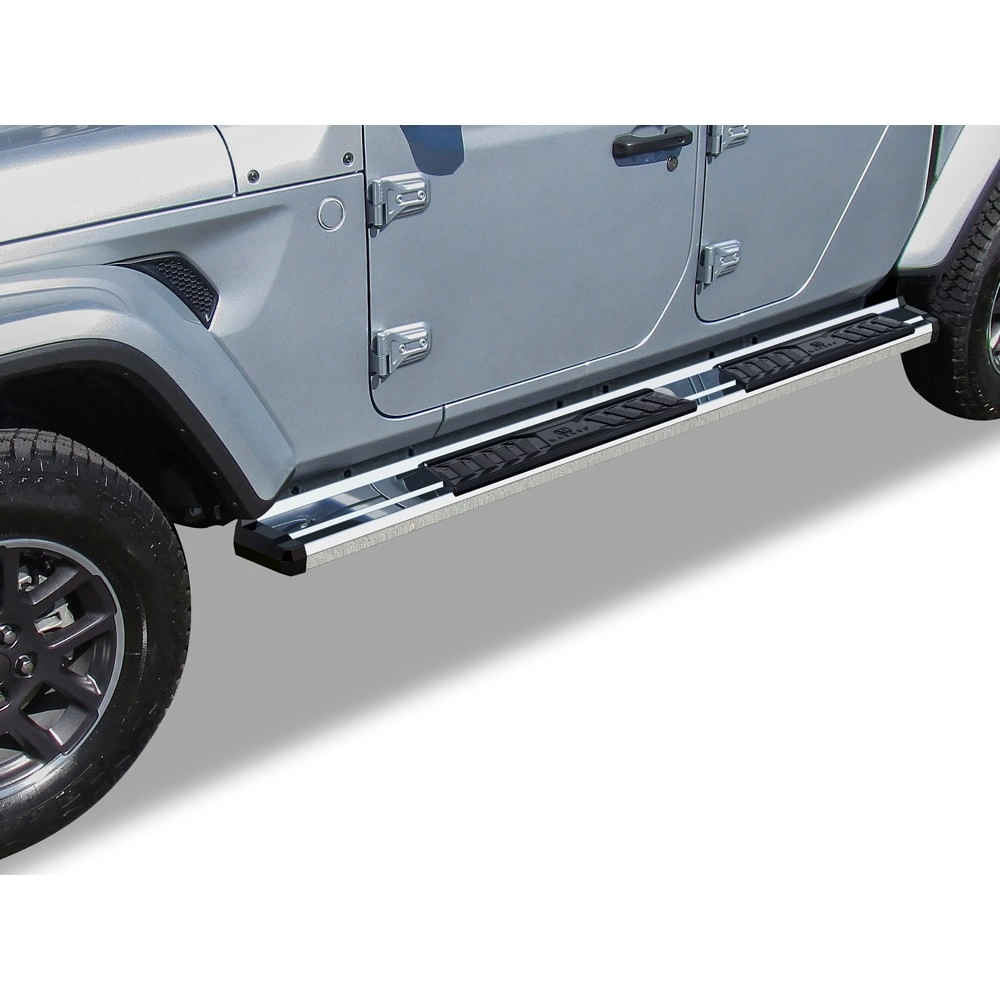 APS WB10SAA5S - OE Style Door-to-Door Polished Stainless Steel Running Boards