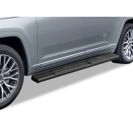 APS WB10SBG6B - OE Style Door-to-Door Black Carbon Steel Running Boards
