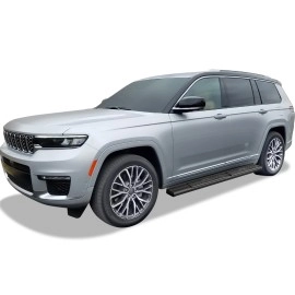 APS WB10SBG6B - OE Style Door-to-Door Black Carbon Steel Running Boards