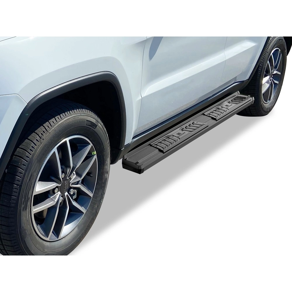 APS WB10SBG7B - OE Style Door-to-Door Black Carbon Steel Running Boards