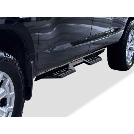 APS WB14DJD9B - Drop Style Door-to-Door Black Carbon Steel Nerf Bars