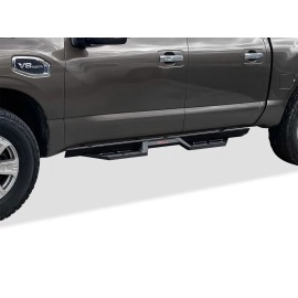 APS WB14DJE0B - Drop Style Door-to-Door Black Carbon Steel Nerf Bars