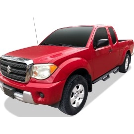 APS WB14RJI4B - Drop Style Door-to-Door Black Carbon Steel Nerf Bars