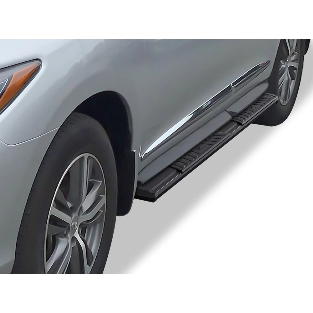 APS WB14SAH0B - OE Style Door-to-Door Black Carbon Steel Running Boards
