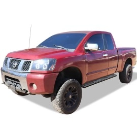APS WB14SJD9B - OE Style Door-to-Door Black Carbon Steel Running Boards